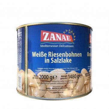 Zanae Weiße Riesenbohnen Naturell  (2Kg)